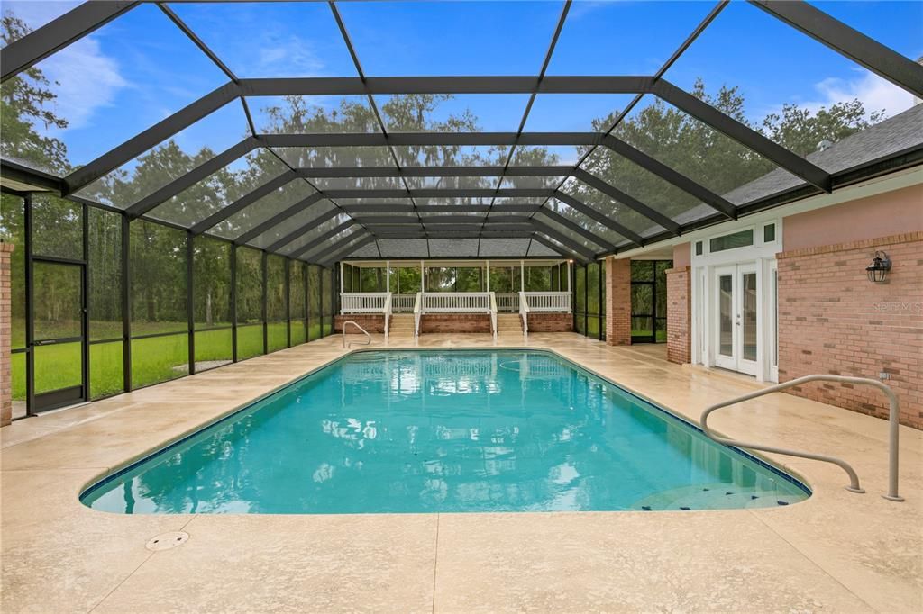 View of Pool from Great Room