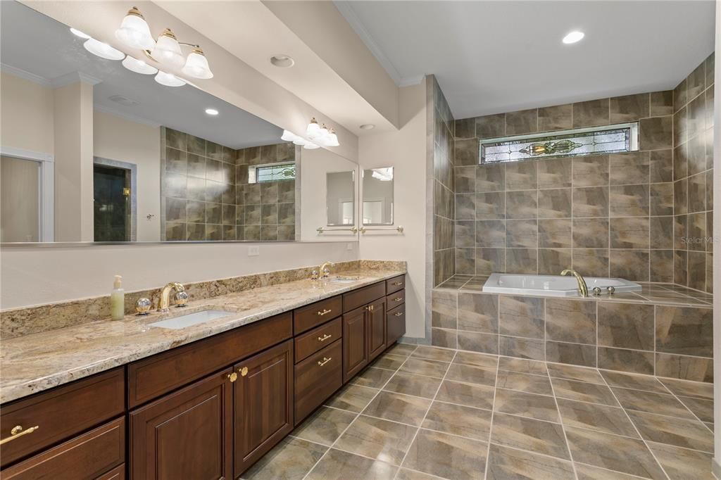 Vanity and Tub Area of Master Bath