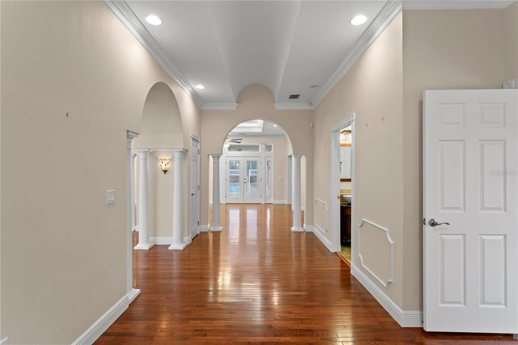 Length of foyer to Great Room