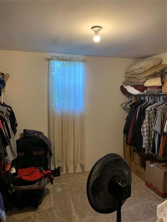 Large Primary Bedroom Closet, Could be used as a Nursery or an Office!