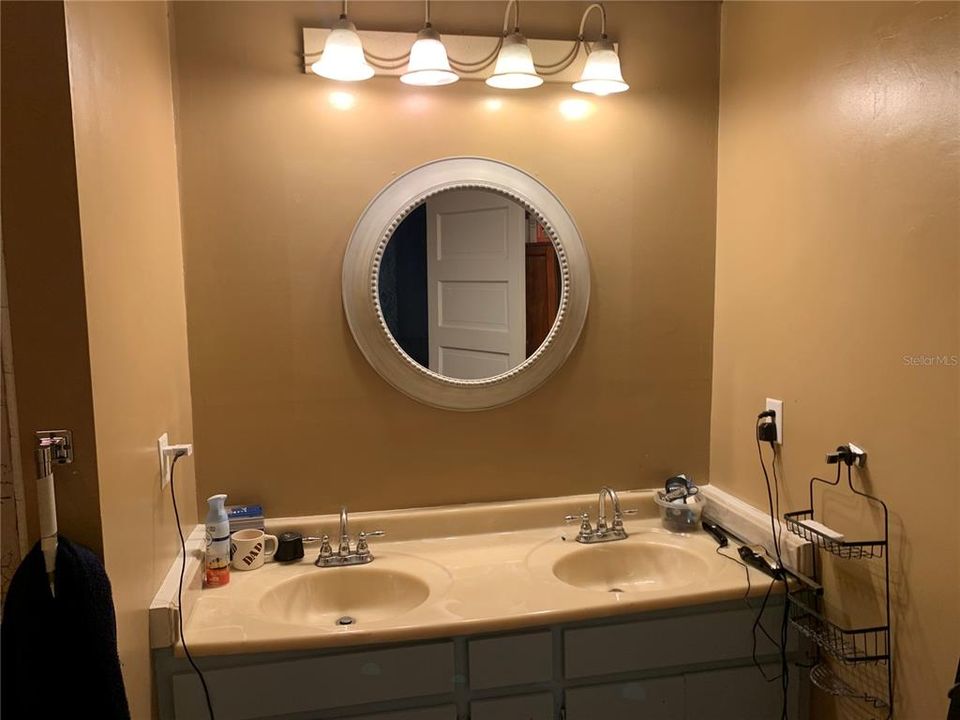 Dual Vanities in the Primary En Suite Bathroom