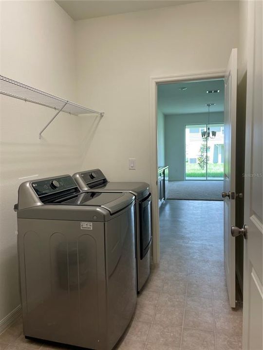 Convenience of a laundry room