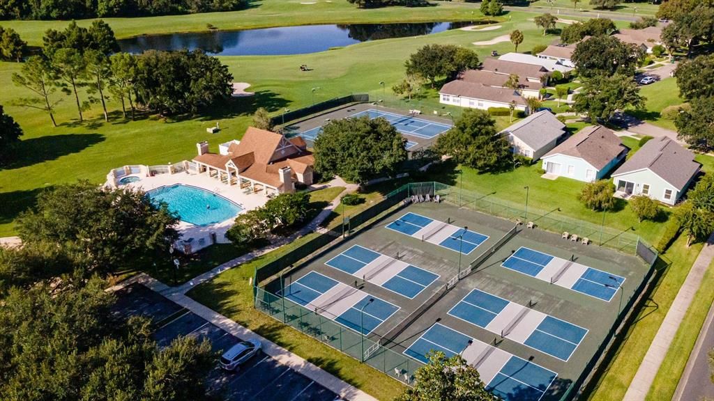 Pickleball, tennis, pool and golf
