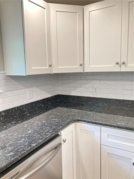 Granite counter tops, Lazy Susan, New Cabinets