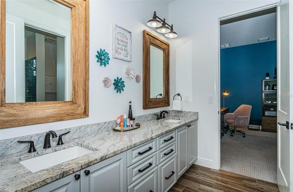 Shared Suite Double Vanity's