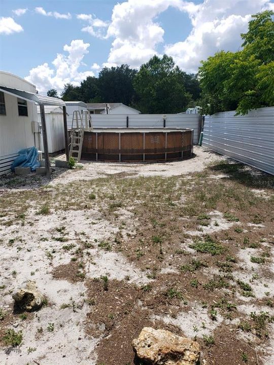 Pool and back yard