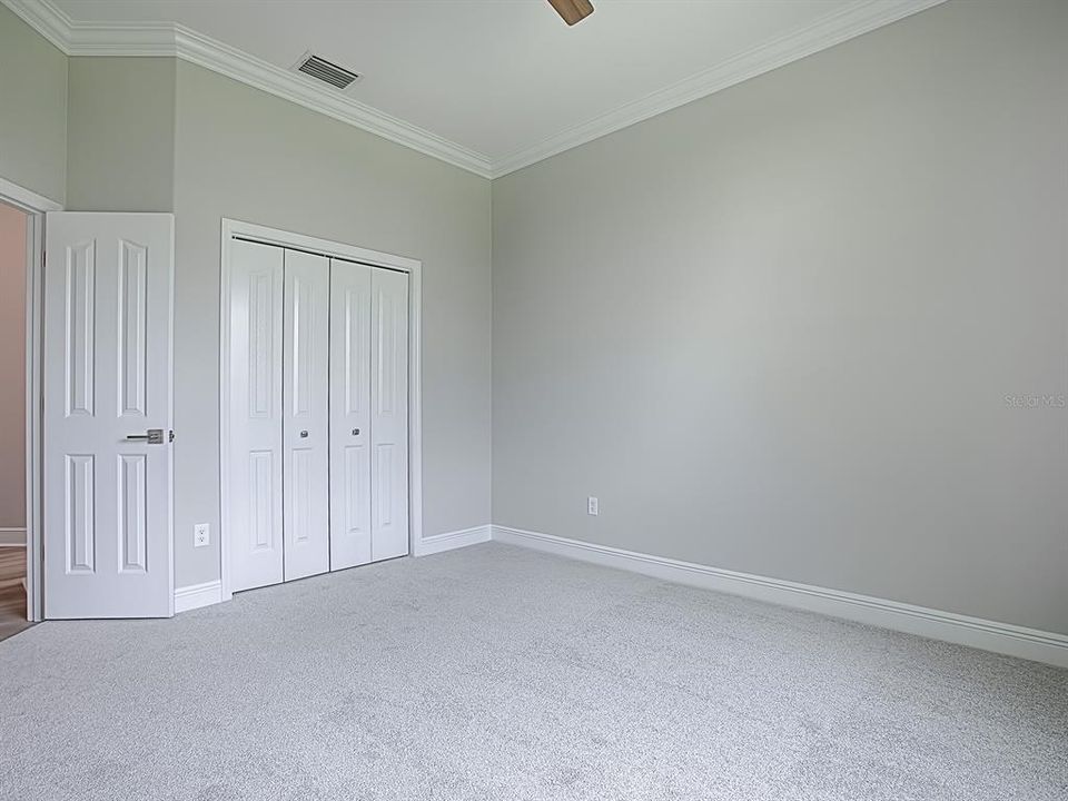 NICE CLOSET IN THIS GUEST ROOM TOO!  NEW FAN!