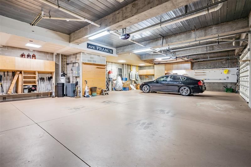 4 car garage with room for workshop, storage, cars, tools and your toys!