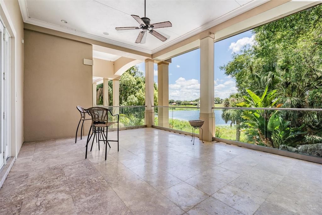 Quiet spot on Private balcony off owners retreat