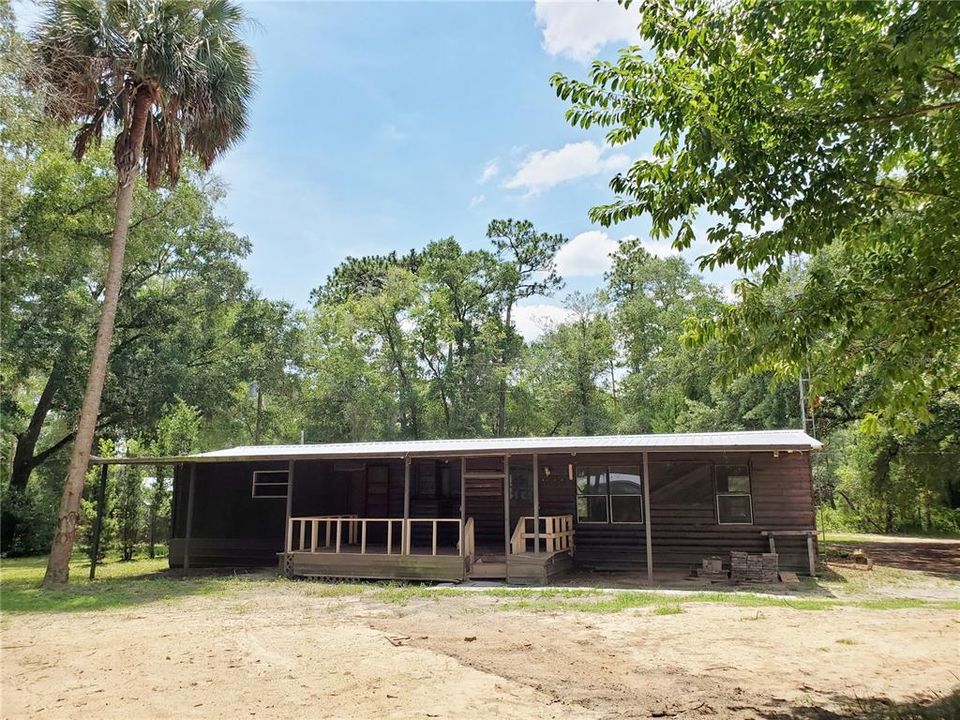 Covered Back Porch