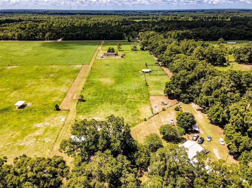 Ariel View of most of 10 acres before split