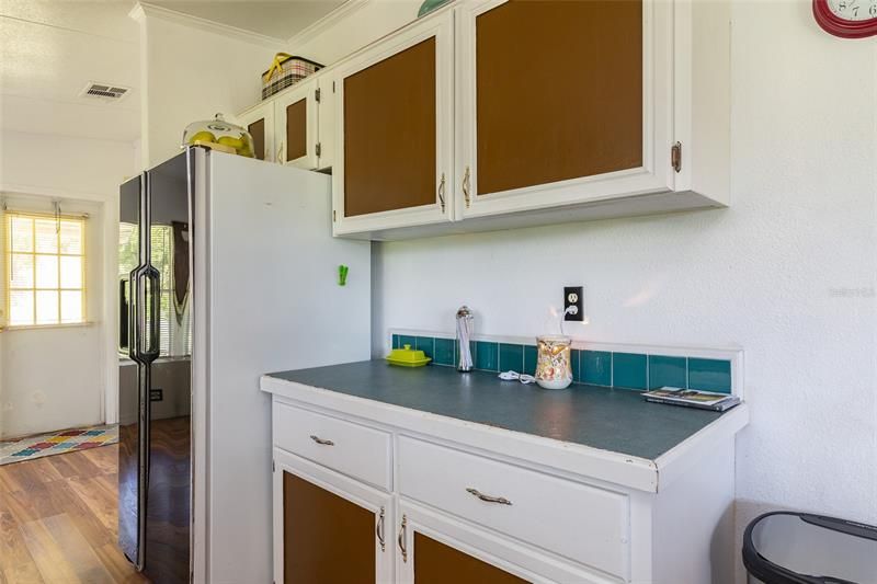 Kitchen with Refrigerator