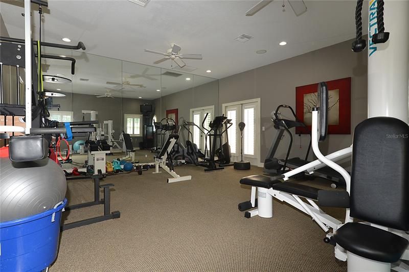 Exercise Room with its own Staircase