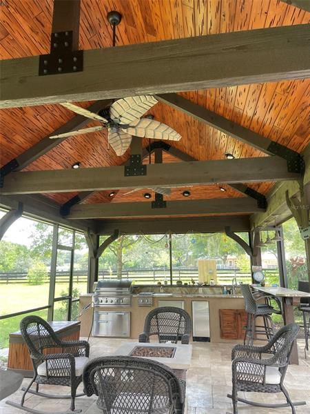 picky cypress T&G ceiling