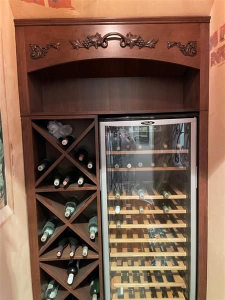 rack and wine cooler