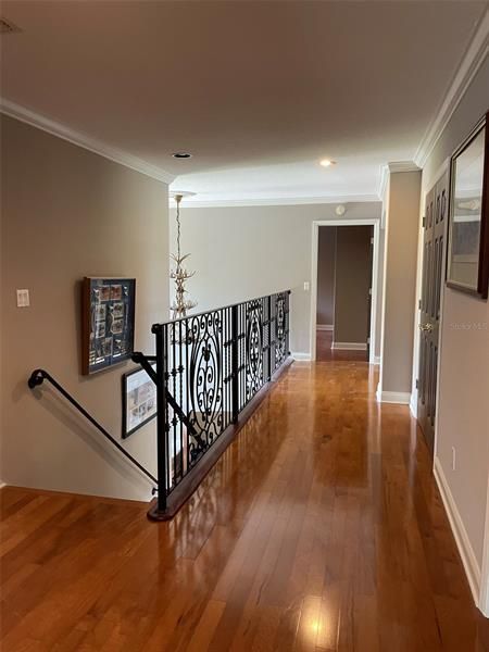upstairs hallway