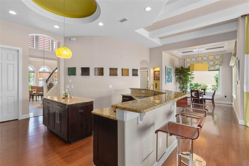 Another view of Kitchen Island and Counter