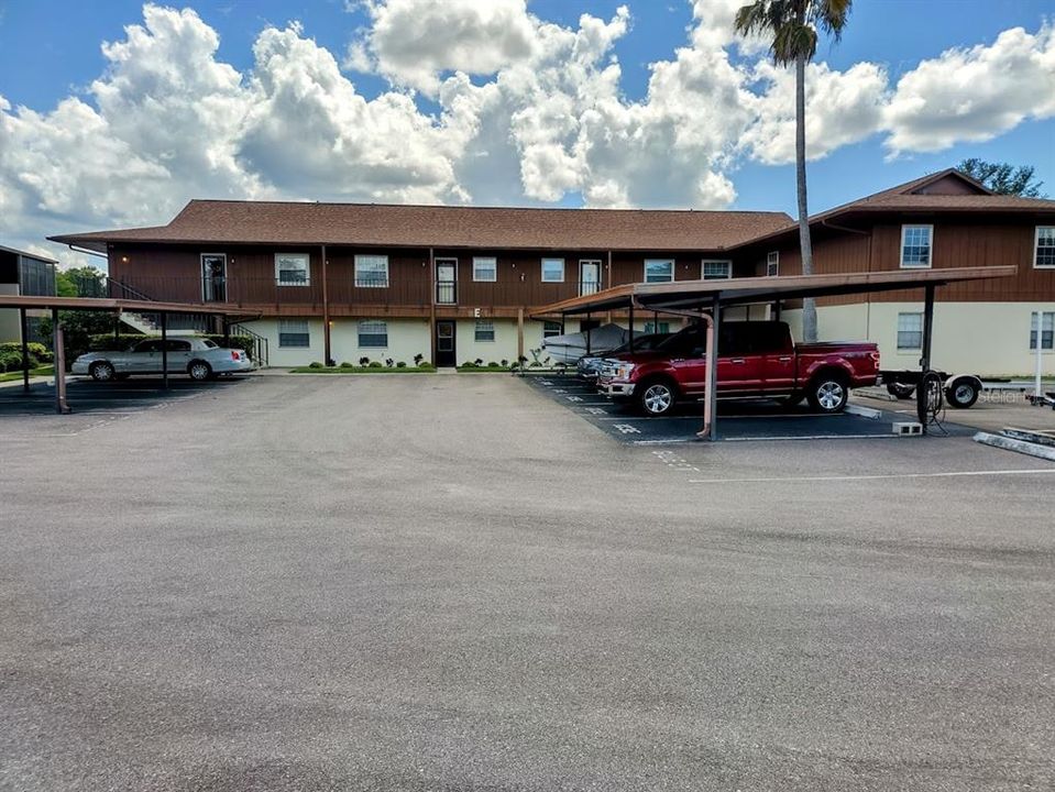 Front view of condo units