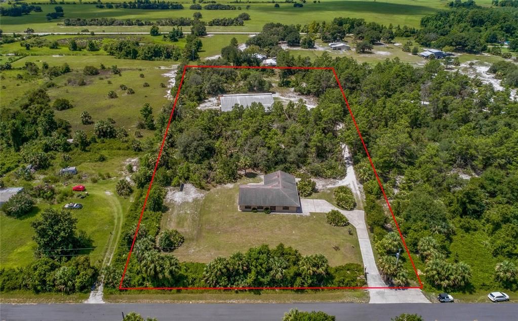 4.8 Acre Property Outline