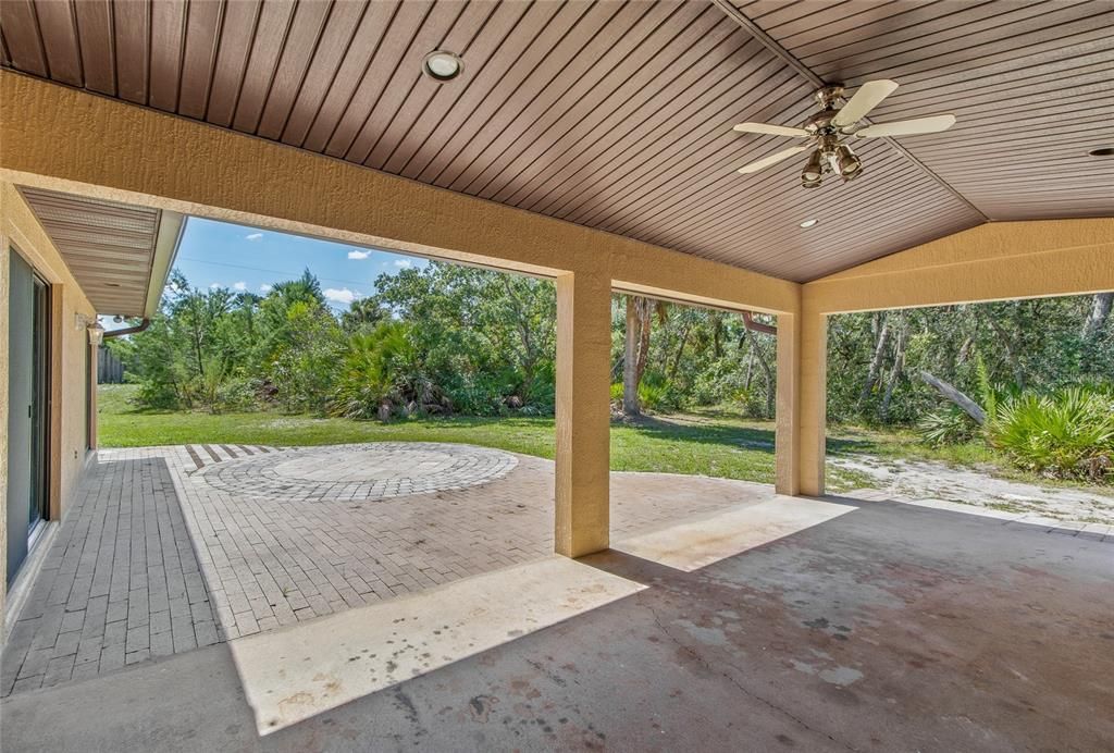 Covered Patio view from Master Bedroom