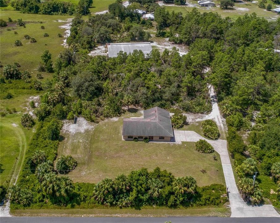 Aerial View of Property