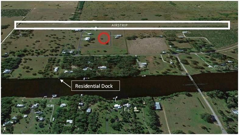 Location of Residential Dock.