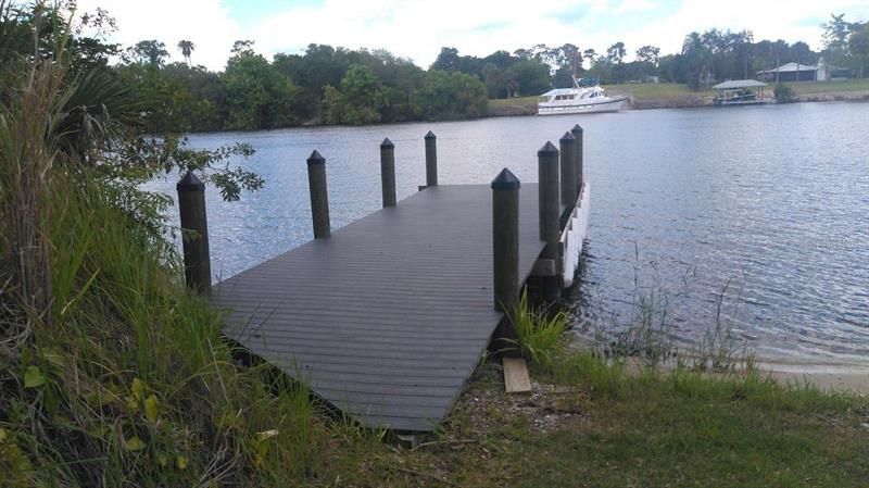 Residential Dock on the Caloosahatchee River