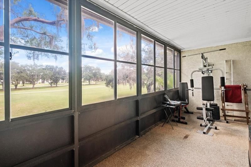 Balcony off the guest and master bedroom