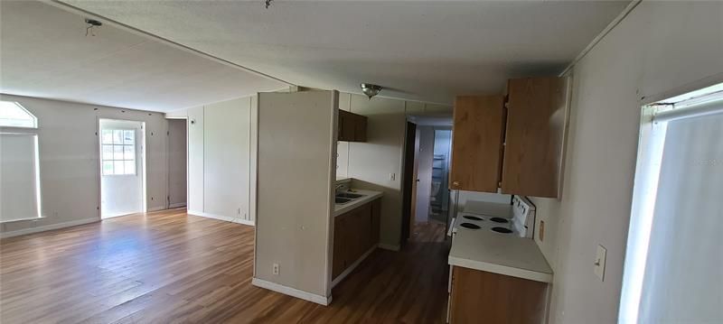 Kitchen Dining and Livingroom Combination