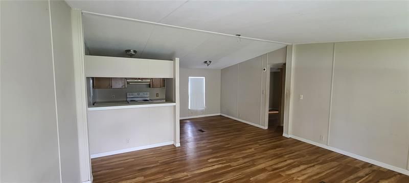 Kitchen Dining and Livingroom Combination