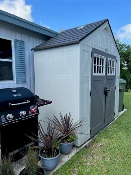 Grill and Storage area