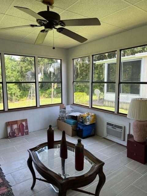 Tiled and Glass Florida Room, with A/C and Heat