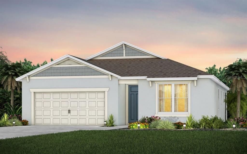 Exterior Design – Artist rendering for this new construction home. Pictures are for illustration purposes only. Elevations, colors and options may vary.