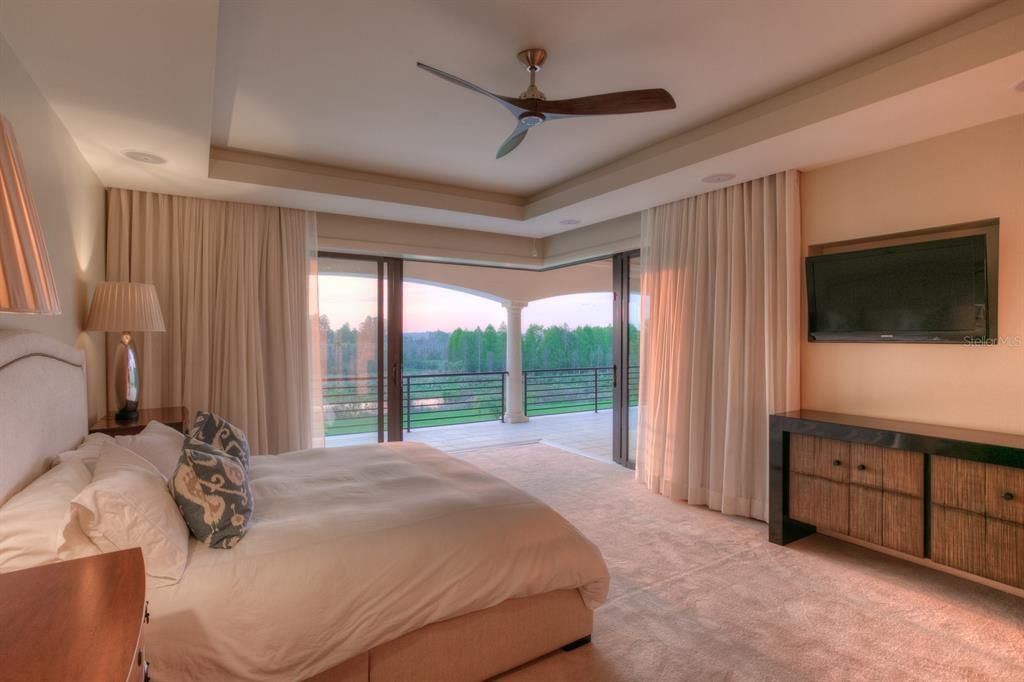 View from the upstairs e bedroom mastof a home on the southern canal.