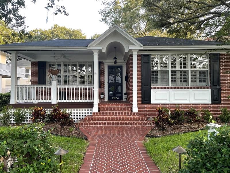 Front of main house