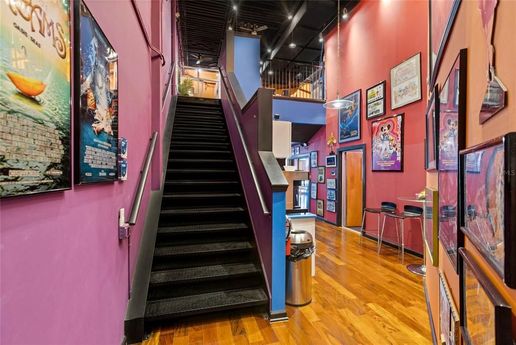 Stairway to 2nd Story Loft.