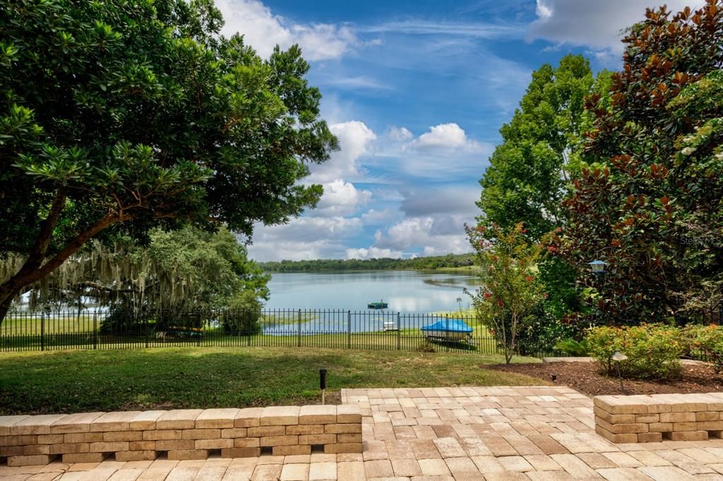 Lake view from patio