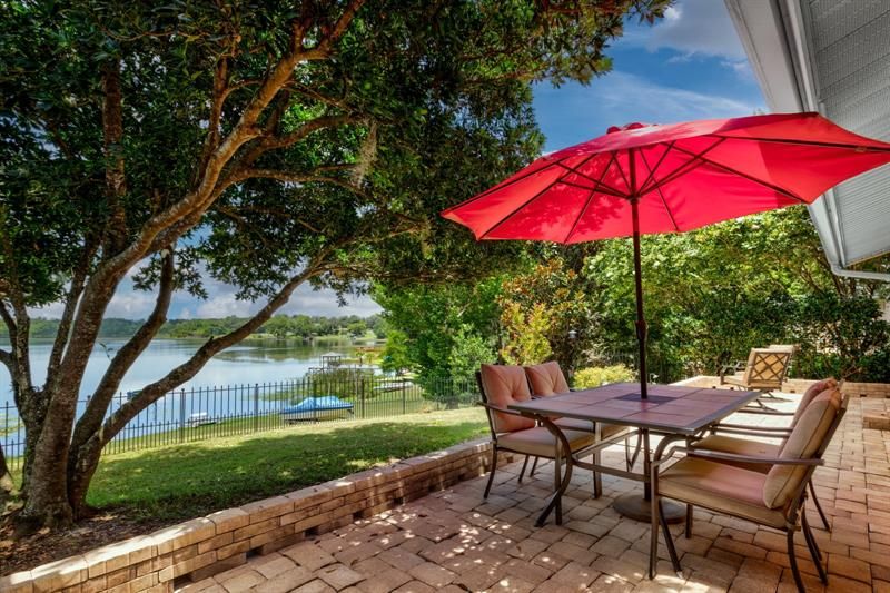 Patio with beautiful pavers