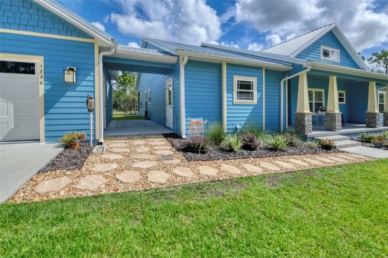 BREEZEWAY FROM HOUSE TO GARAGE