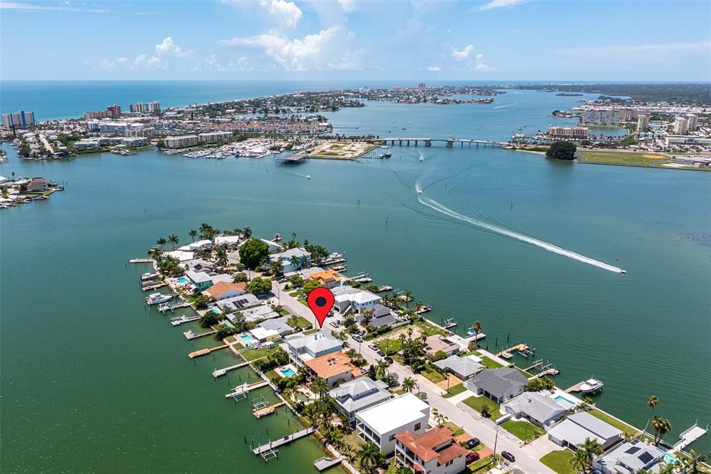 Key West Style waterfront home with dock/lift close to Gulf Beaches