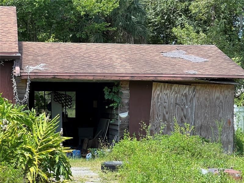 Garage and workshop