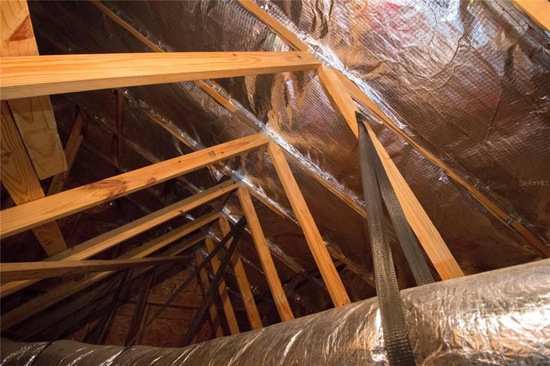 Attic with Radiant Barrier