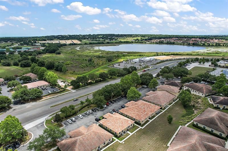 Looking Southeast. New Veterans Administration building