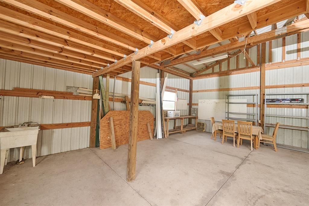 Detached Garage Interior