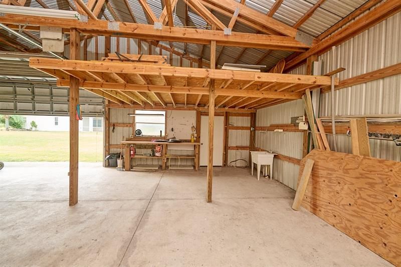 Detached Garage Interior