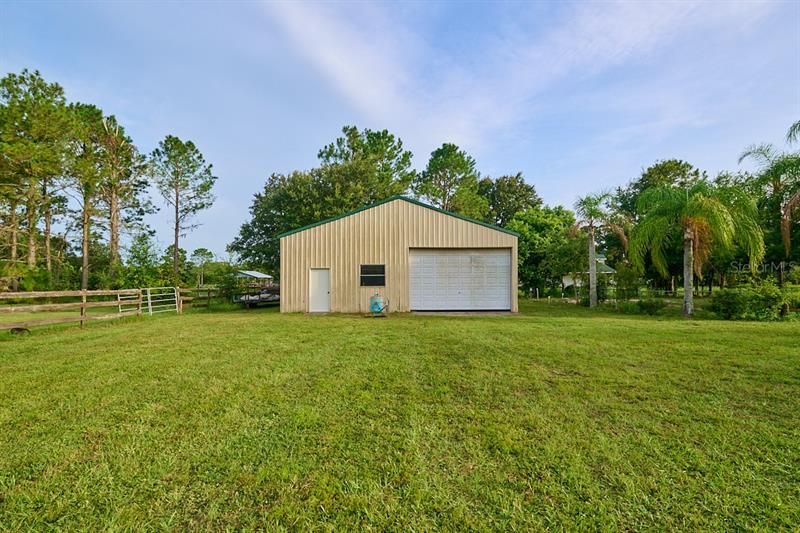 36x30 detached garage with private office