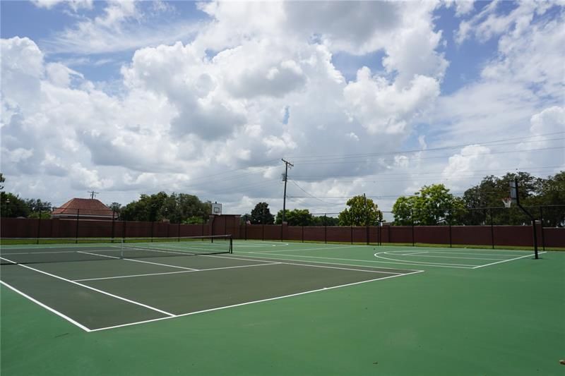 Tennis and Basketball court