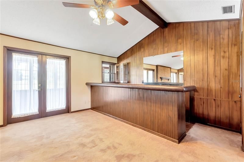 Bar in Family Room