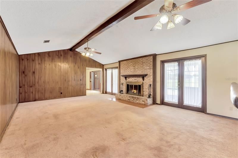 Family Room with Fireplace