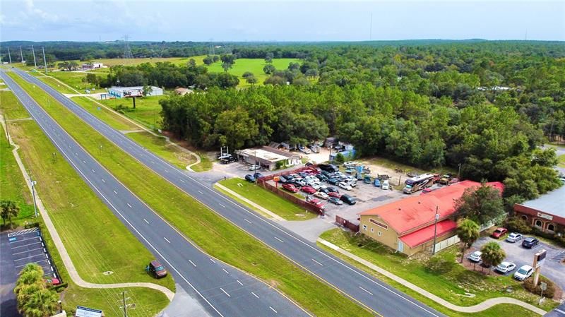 Aerial view of Hwy 44/W Gulf to Lake Hwy
